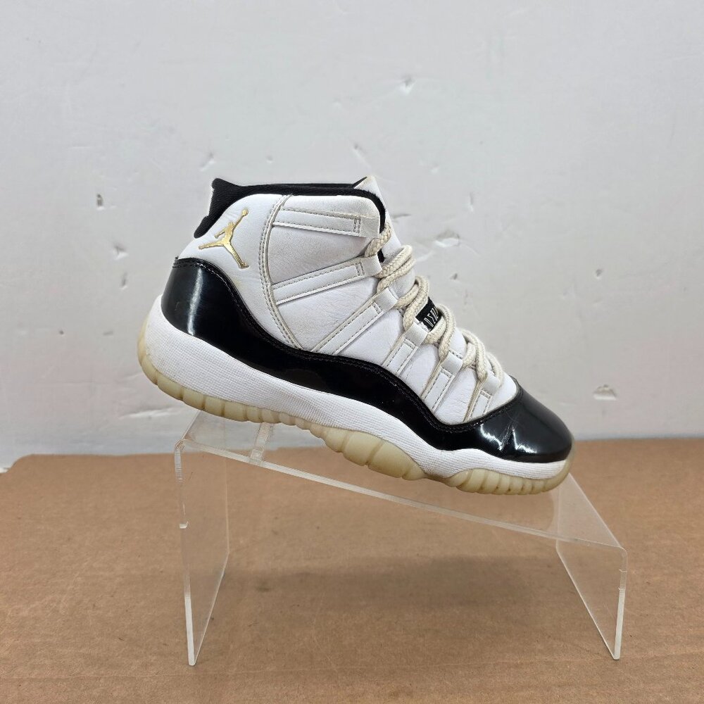 Nike Air Jordan Retro XI 11 GS Gratitude DMP White/Black 378038-170 Size 4.5Y